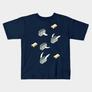 Flying Toaster Kids T-Shirt